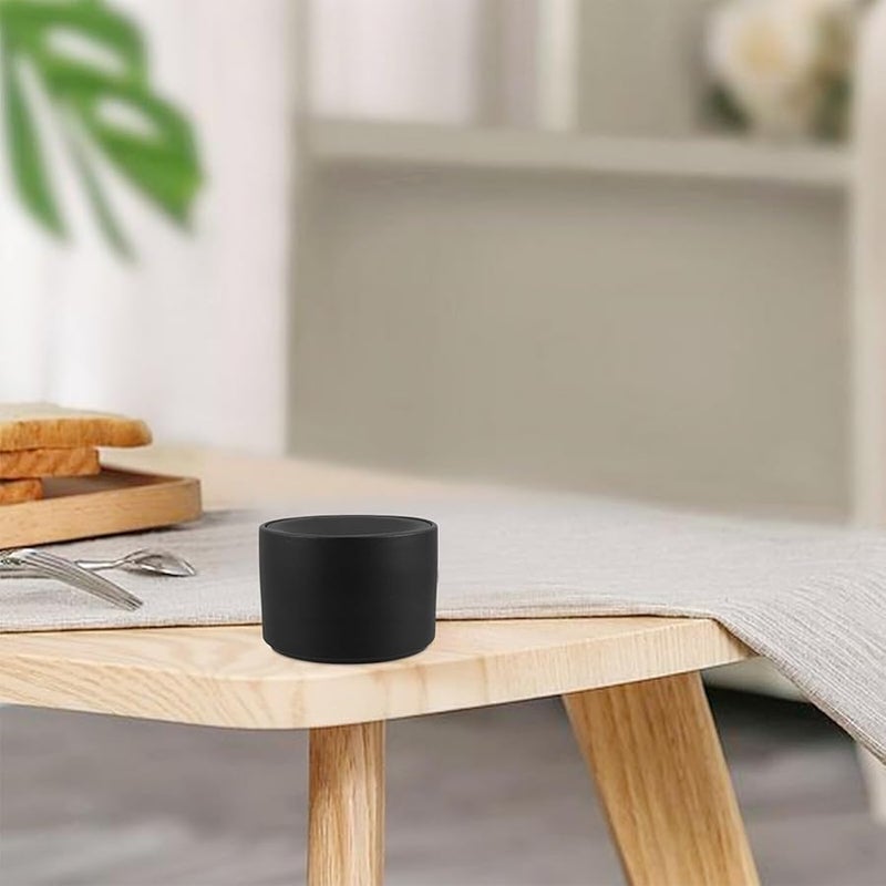 منفضة سجائر خزفية كبيرة بسعة عالية مع غطاء للمنزل والمكتب سهلة التنظيف - Image 4